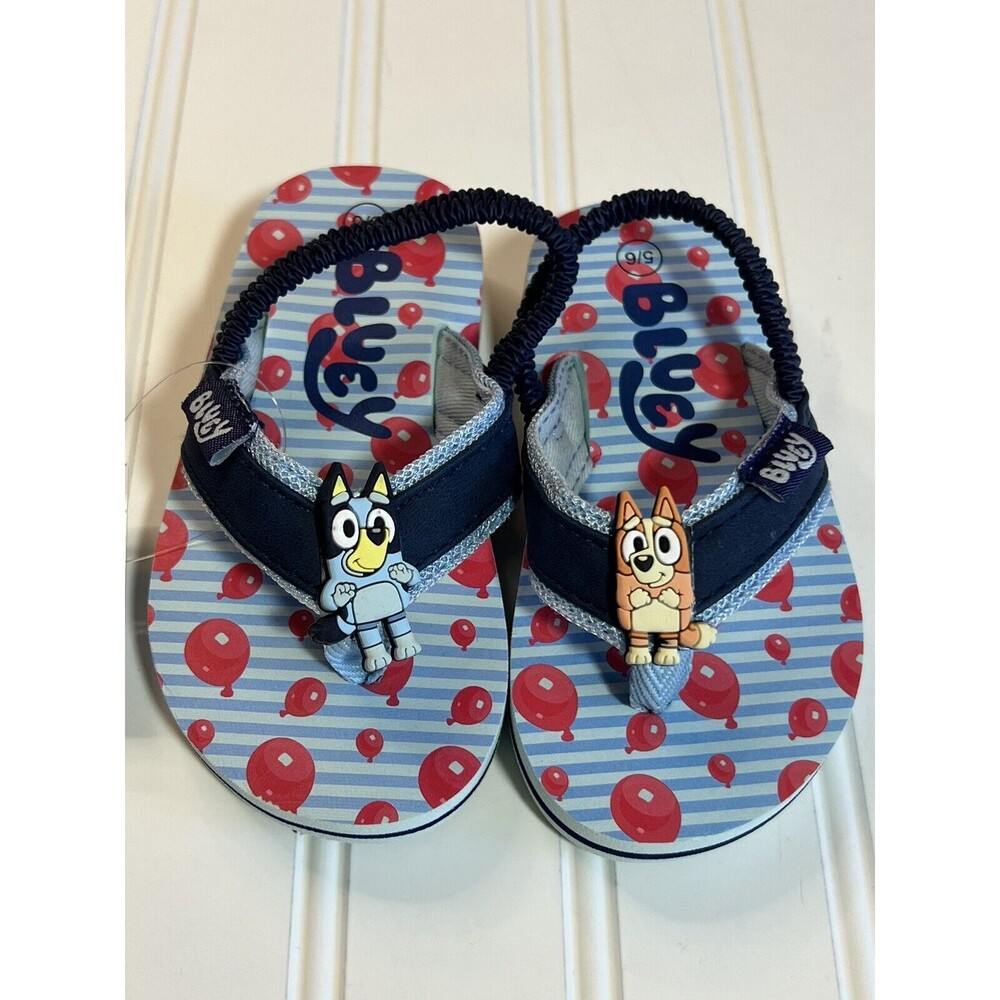 Bluey Toddler  Flip Flop Sandals w/Strap Pick 5/6